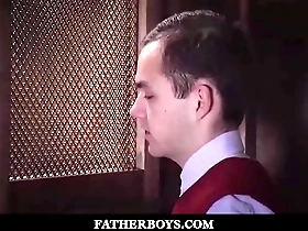 Young catholic boy marcus rivers fucked by oaks bill farnsworth in confession